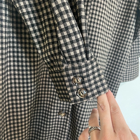 Checkered Long Duster Cardi - Picture 3 of 4